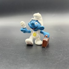 Schlumpf 20054 Sanitäter braune Tasche Punkt Gelb | first aid smurf Schleich