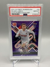 2021-22 FINEST BUNDESLIGA DEJAN LJUBICIC AUTO /80 PSA 10 1.FC KÖLN