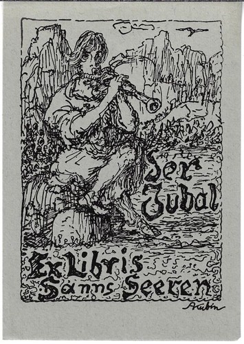 Alfred kubin exlibris für - alfred,
