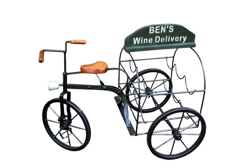 Nostalgie weinhalter fahrrad - nostalgie,