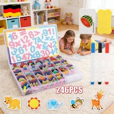 246 magnetischen Buchstaben