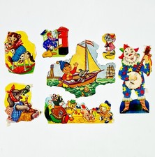 DDR Glanzbilder/Oblaten/Stampfersen CLOWN/MISCHKA/KASPER Poesiealbum/Scrapbook