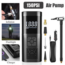 8000mAh Elektrische Luftpumpe Akku Kabellos Auto Reifen Druckluft Luftkompressor