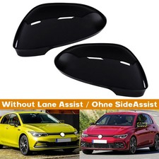 Spiegelkappe R+L Für VW Golf VIII CD1, DA1 ab 12/2019 Schwarz Außenspiegel Kappe