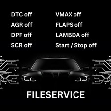 FILESERVICE TUNING / DTC off / AGR off / DPF off