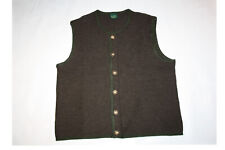 Herren Trachtenweste Trachten Weste - St. Peter - Größe: 60 - Farbe: Braun