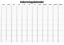 Geburtstagskalender