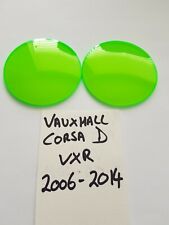 NEBELSCHEINWERFERSCHUTZFOLIEN TRANSPARENT APFELGRÜN FÜR VAUXHALL (OPEL) CORSA D VXR 2006-2014