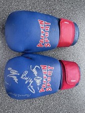 Boxhandschuhe handsigniert Sven Ottke Beyer u.a.