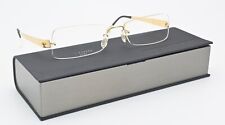 LINDBERG Brille 2055 130 PGT Spirit Titanium Randlos Glanz Gold Rechteckig S