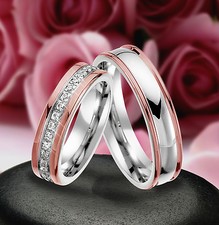 2 Echt Silber 925 Trauringe