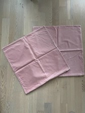 IKEA Kissenbezüge 2 Stück 50x50cm "SANELA" Rosa Samtoptik