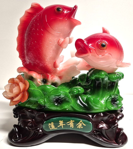 Feng shui koi fisch zwei - feng, rote