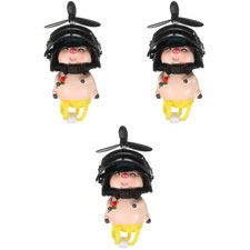 3 Stück Schwein Fahrrad Front