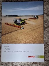 Claas Lexion 8000 7000     Prospekt Traktor Schlepper