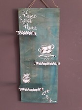 *WandRegal Holz* kleines Hängeregal* KüchenWandDeko*Shabby*