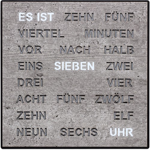 Filius wort tischuhr wanduhr - -,