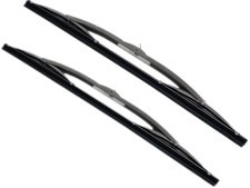 2 stainless steel wiper blades
