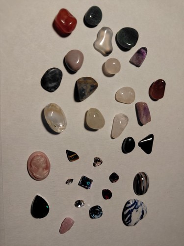 Edelstein konvolut und schmuck - edelstein,