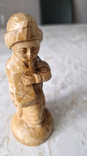 Handgeschnitzte krippenfigur - handgeschnitzte,