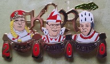 Karneval  KR Dreigestirn 2000 Brosche Spange Anstecknadel