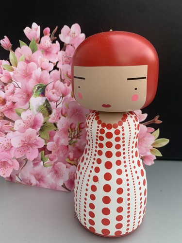 Orig lucie kaas kokeshi doll - lucie,