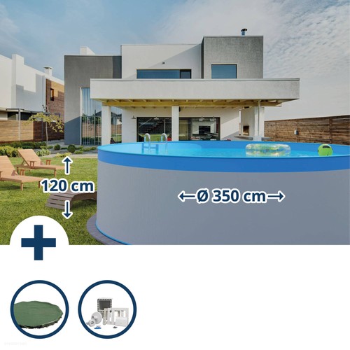 Stahlwandpool set - stahlwandpool,