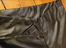 Neu, Kunstleder, Leggings, 7/8