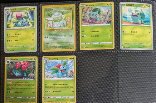 Pokémon karten bisasam - 6,