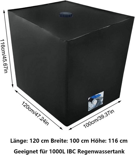 Ibc tank abdeckung 1000l - ibc,
