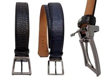 Krokoprägung Herren Gürtel