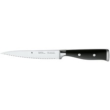 WMF Küchenmesser Gemüsemesser Doppelwellenschliff 16 cm Grand Class, schwarz