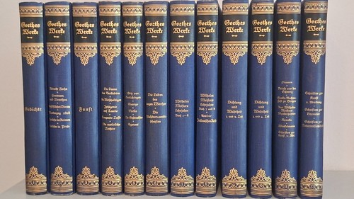Goethes werke prachtausgabe - goethes, ,prachtausgabe