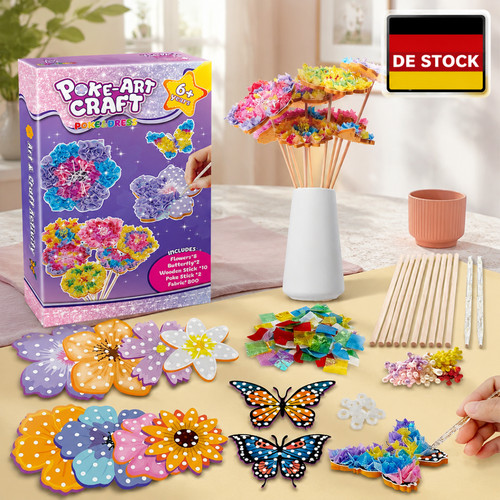 Blumen basteln bastelset - blumen,