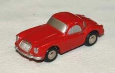 Schuco Piccolo 714 alt (original alte Serie) * MG A Coupé rot * MGA Coupe red