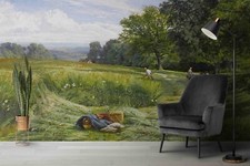 3D Baum Wiese Menschen