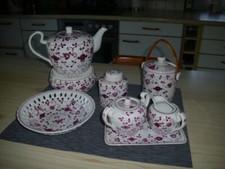 August Warnecke China Purpur  Konvolut