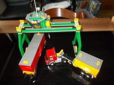 Lego® City Eisenbahn - aus 7939 - Set 3,5,6 - Verladekran, LKW, Waggon - mit BA