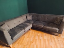 Mömax große eckcouch im skandinavischen Stil gebraucht