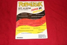 Popmusik - Hit Album sehr leicht spielbar - Super 20 Deutsch - Notenbuch