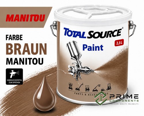 Manitou braun maschinenlack - braun,