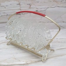 Untersetzer glas 60er vintage - glas,