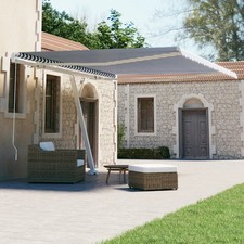 Standmarkise Einziehbar Handbetrieben Gelenkarmmarkise Sonnen Markise vidaXL