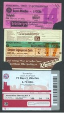 FC Bayern München - 1. FC Köln ---  3x Ticket Bundesliga