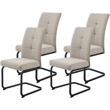 4er-Set Schwingstuhl - schlamm