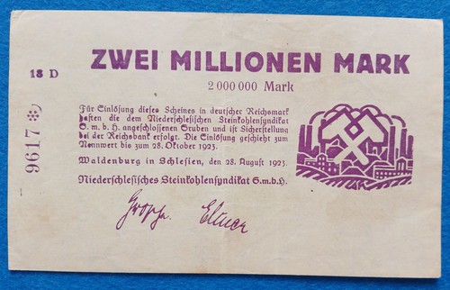042 notgeld waldenburg - 042,