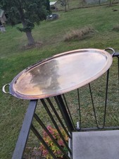 Großes schweres Tablett Hotelsilber