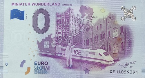 Null euro schein miniatur - schein,