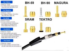 2x Bremsleitungsteile Set Shimano Magura Sram Tektro BH90 BH59 Olive Pin