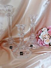 Kerzenhalter Leuchter Glas Glasleuchter Kerzenständer Klar Glas 14-24cm Krömer